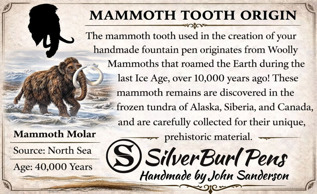 Wooly Mammoth Tooth Fountain pen. No 1