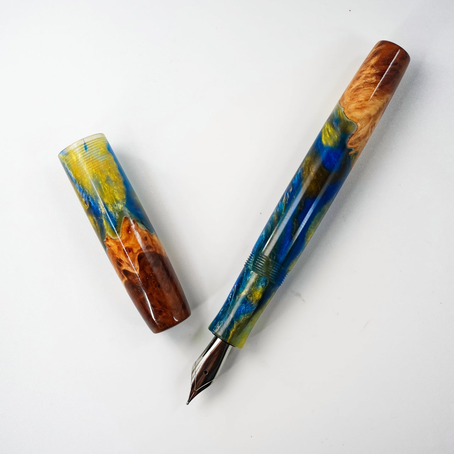 Wood Hybrid Blue Tide