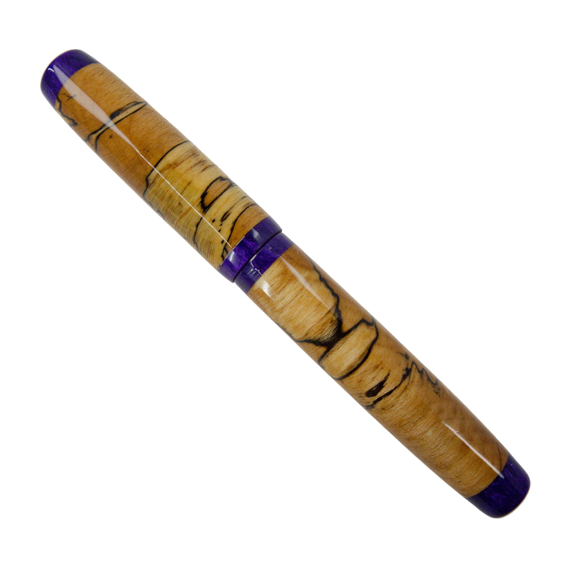 Wood Series Spattered Silver Birch. - Silverburl Pens