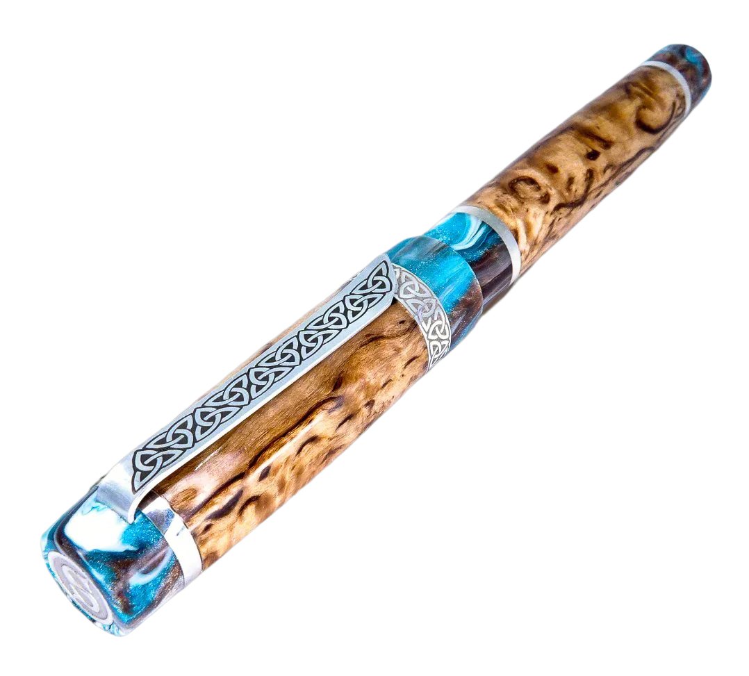 Wood Series  Curly Karelian Birch, resin