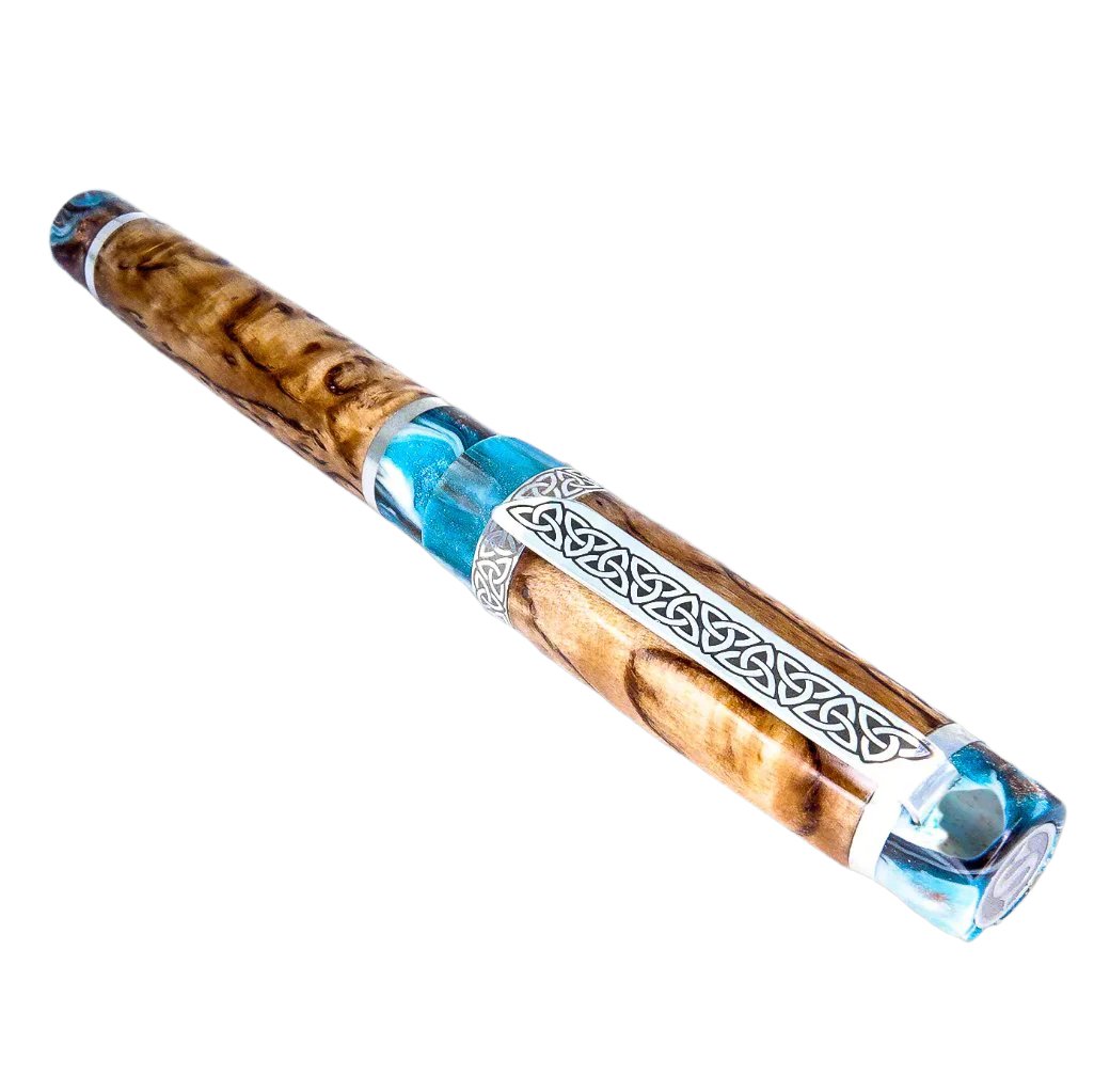 Wood Series  Curly Karelian Birch, resin