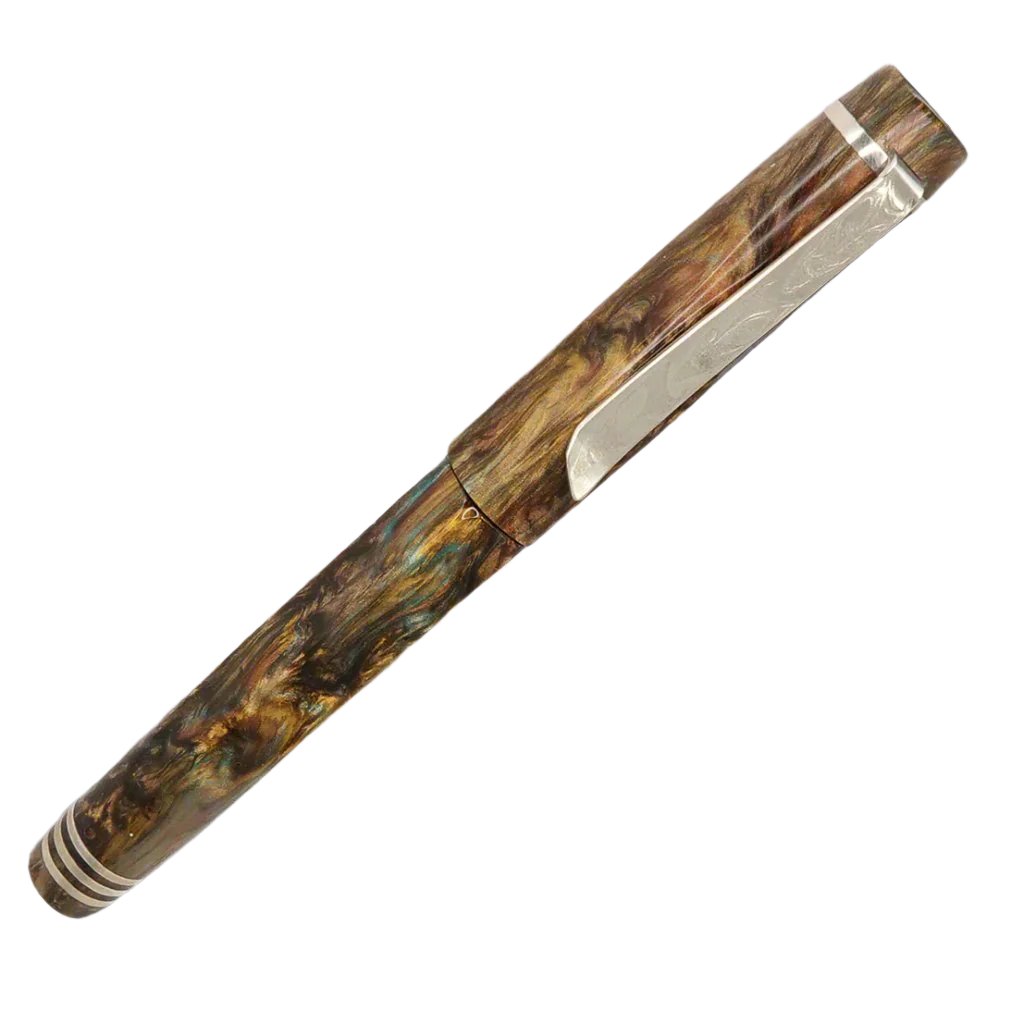 Hexagon Pens Forged Patina