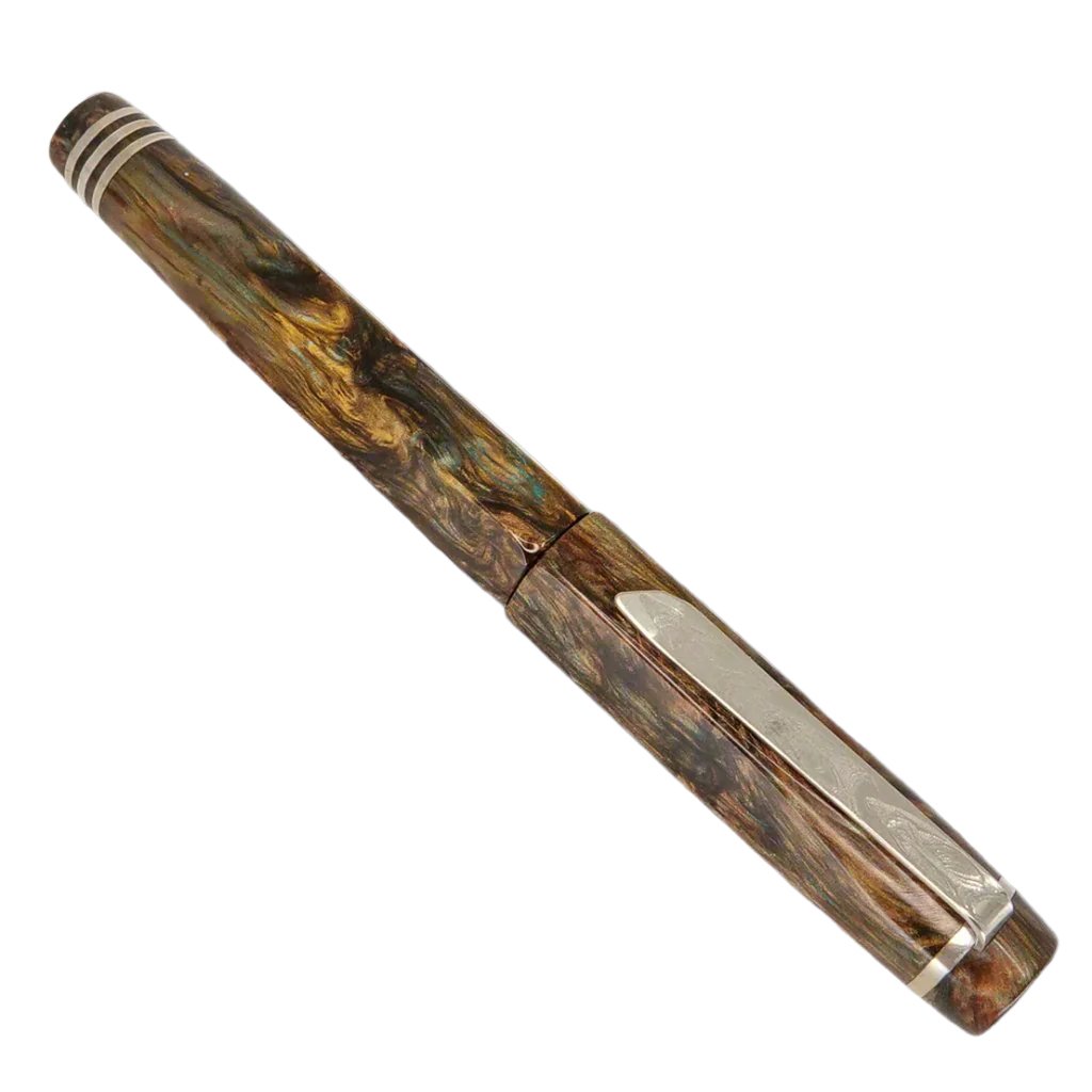 Hexagon Pens Forged Patina