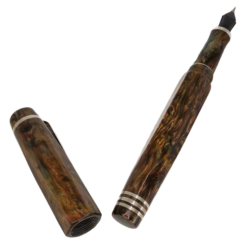 Hexagon Pens Forged Patina