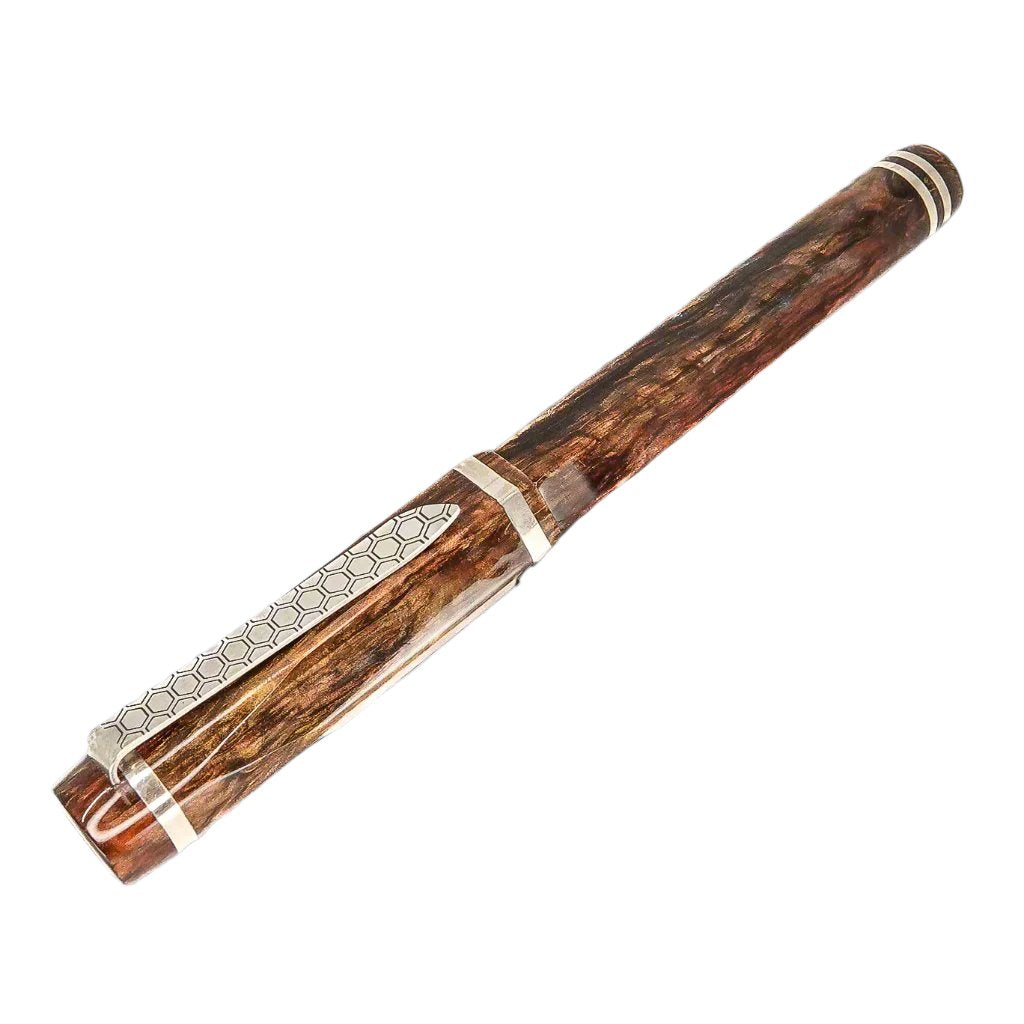 Hexagon Pens Forged Patina Hexagon