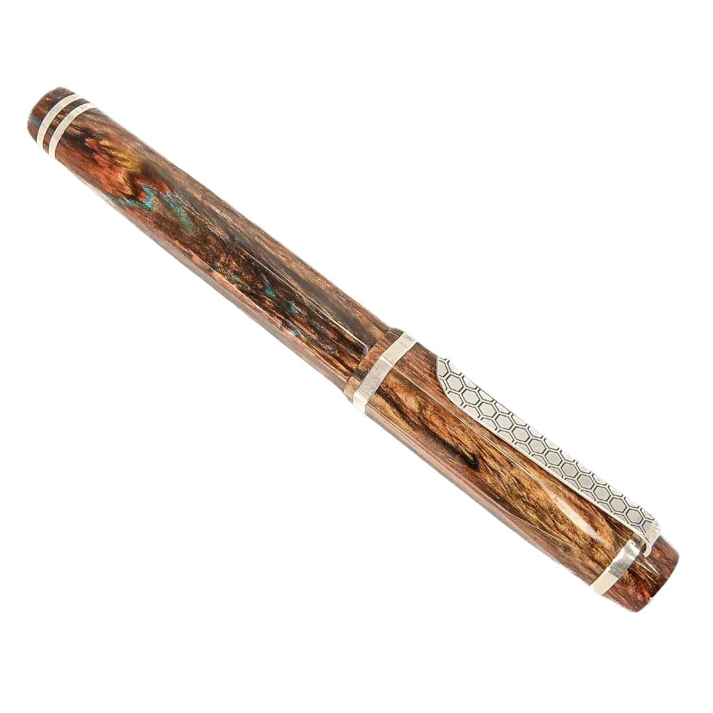 Hexagon Pens Forged Patina Hexagon