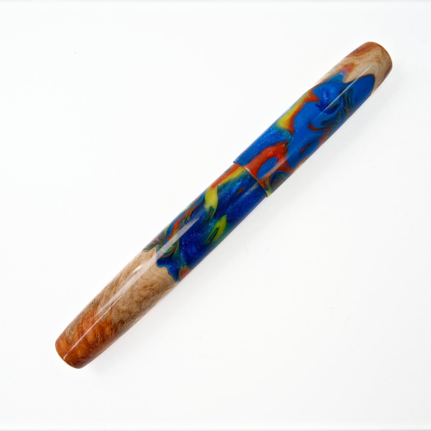 Wood Hybrid Fountain Pen, Toy Town. - Silverburl Pens