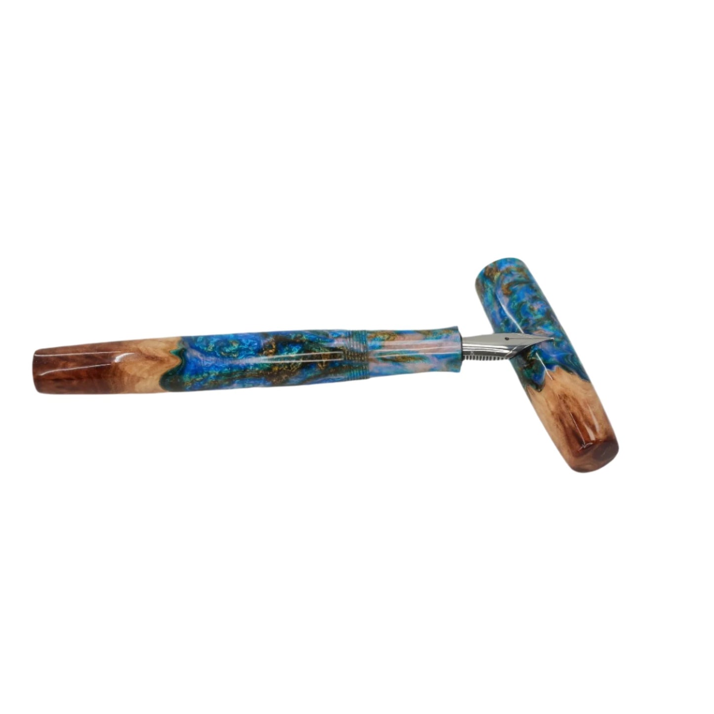 Custom order for Simon Red Mallee Burl and Jewel like acrylic 2 pens
