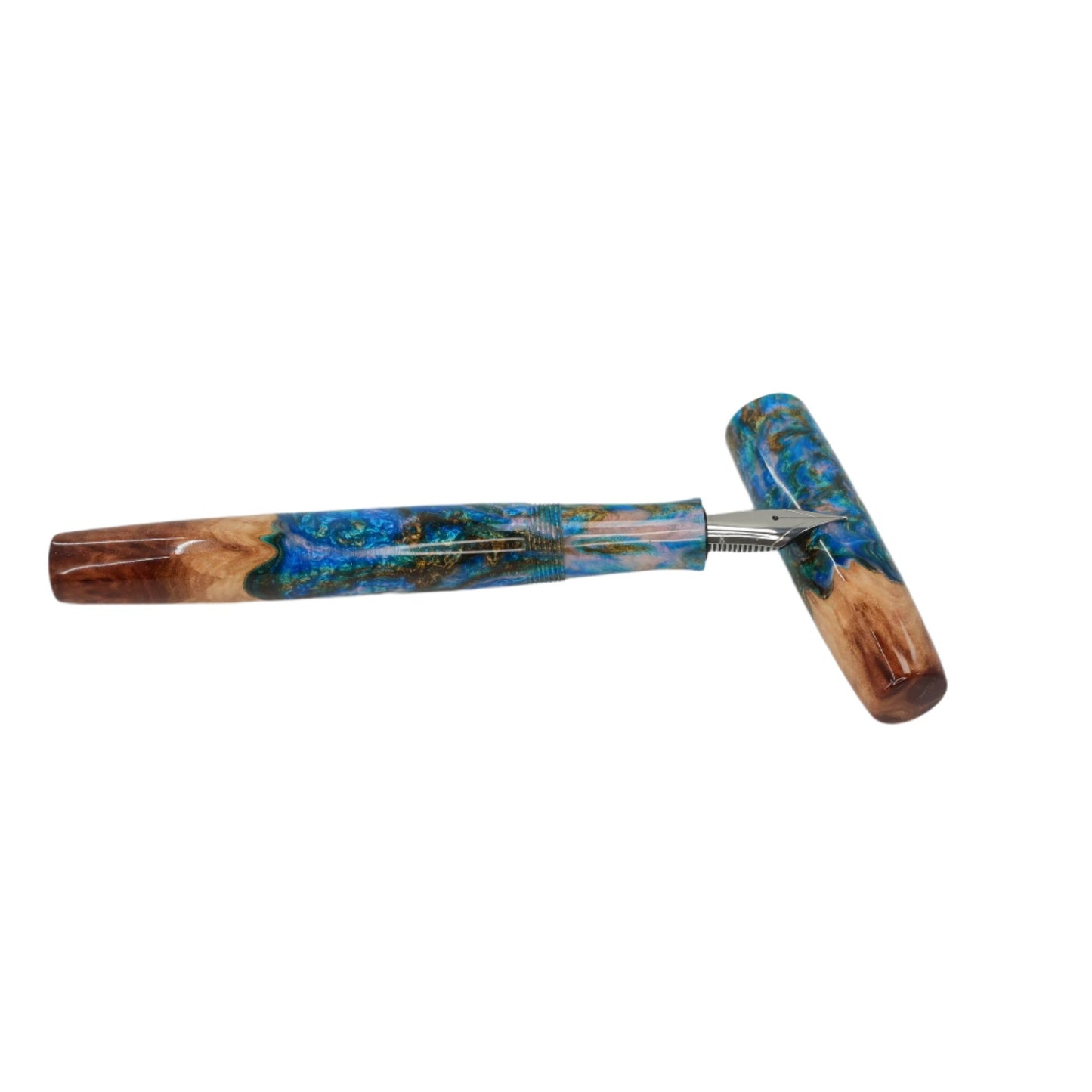 Custom order for Simon Red Mallee Burl and Jewel like acrylic 2 pens