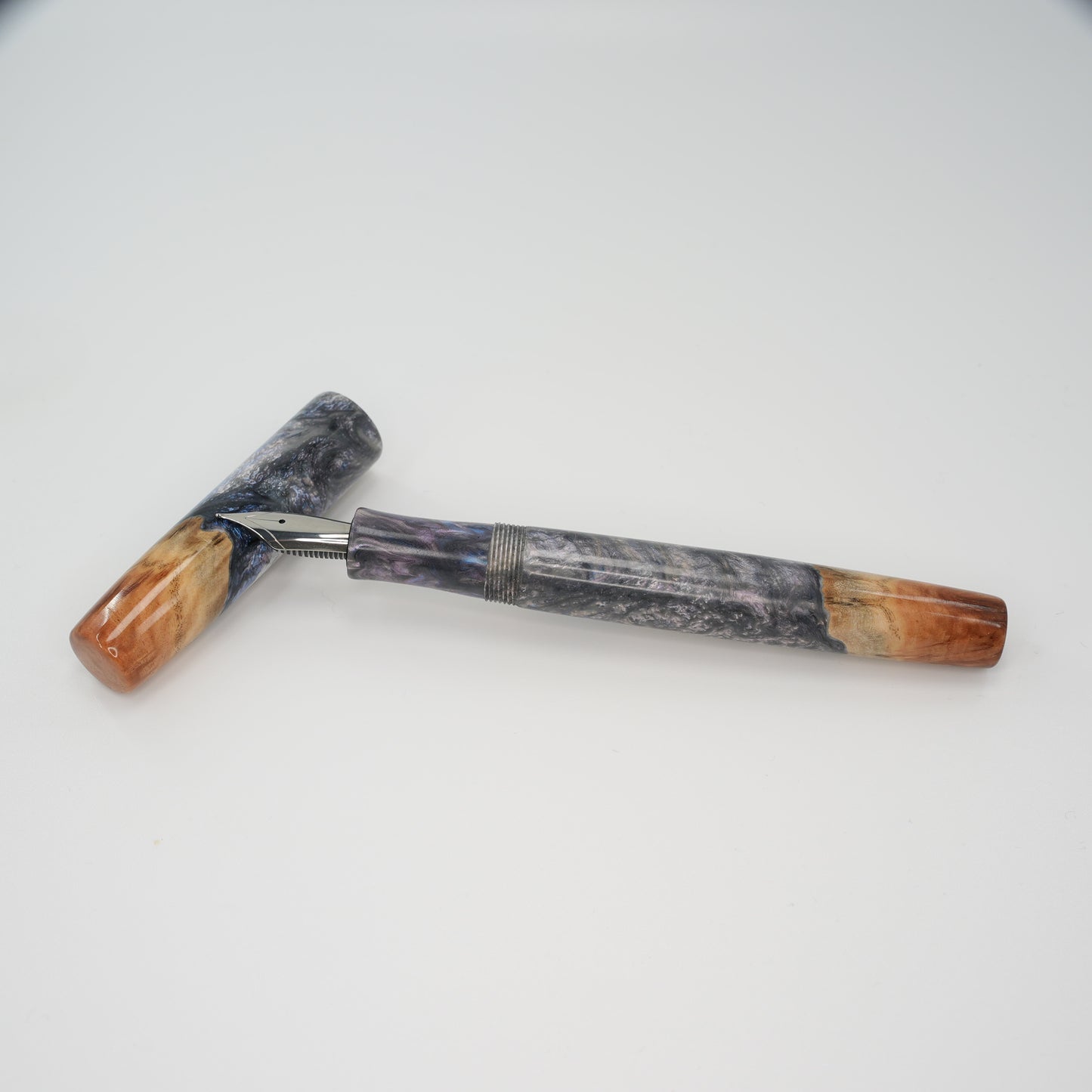 Silver Gimlet Burl and surreal Jewel Acrylic Hybrid