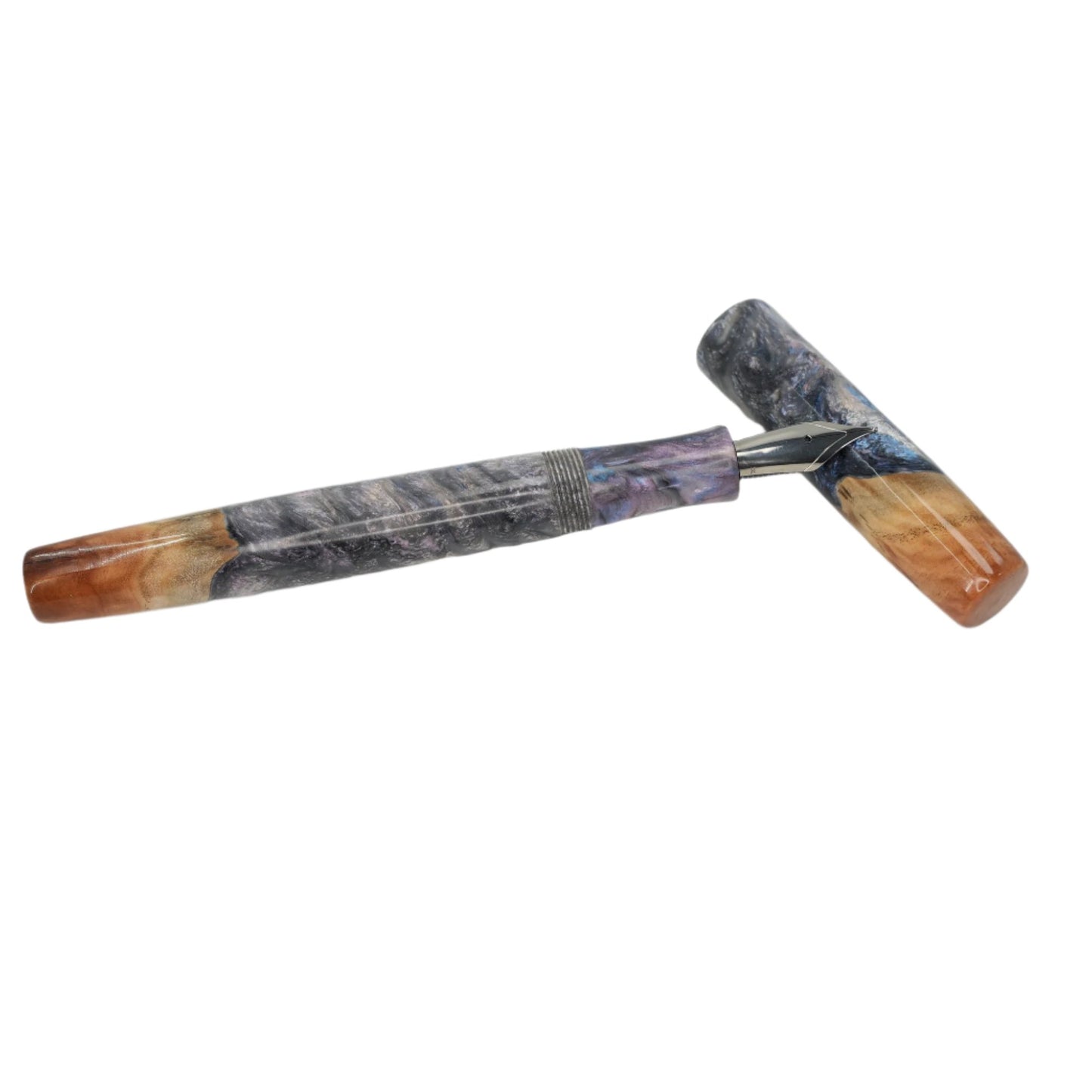 Custom order for Simon Red Mallee Burl and Jewel like acrylic 2 pens