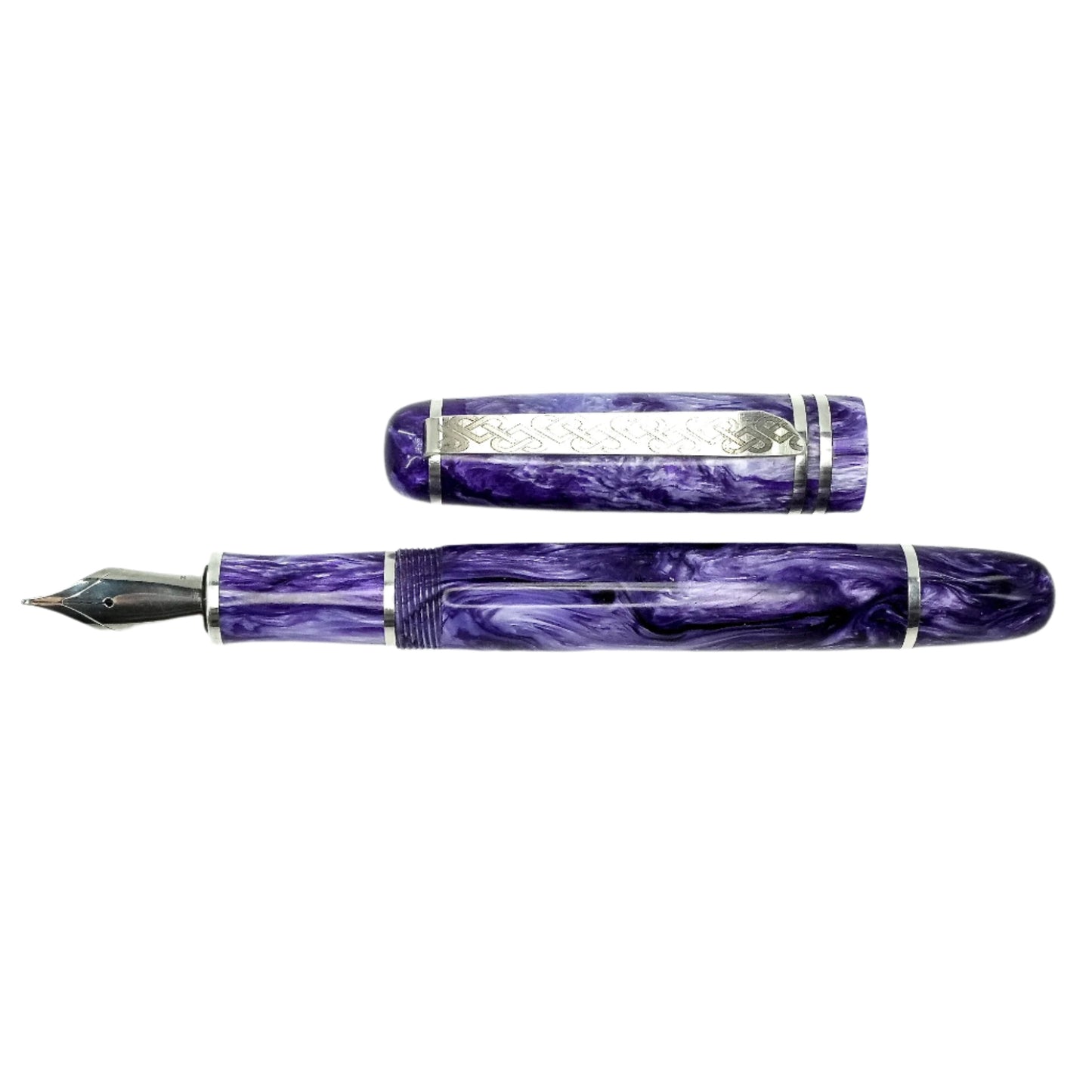 Silver series Cracked Amethyst