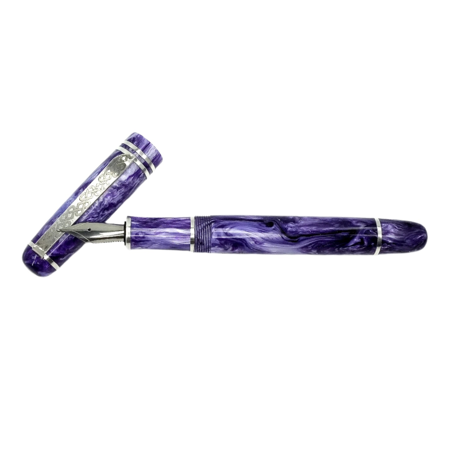Silver series Cracked Amethyst