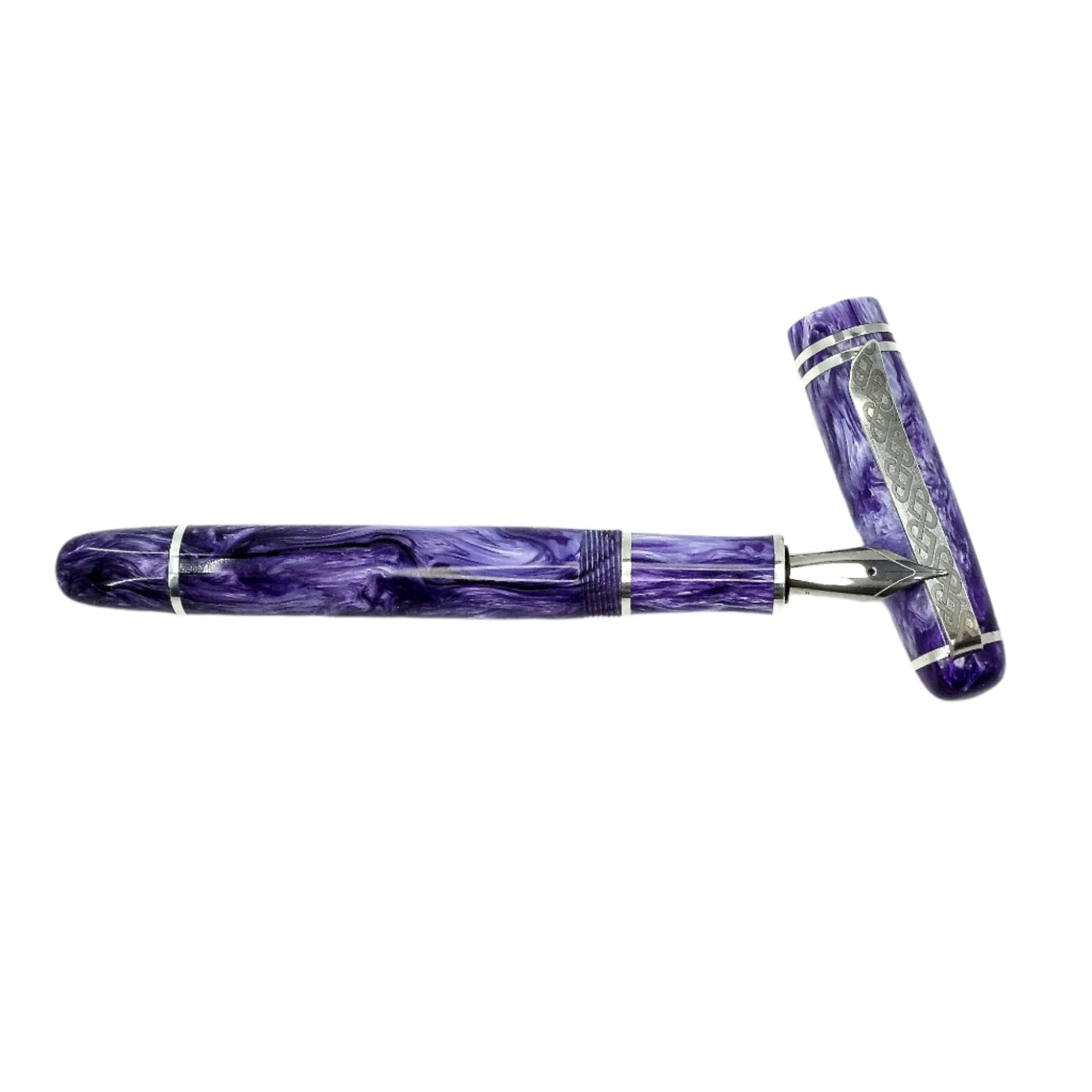 Silver series Cracked Amethyst