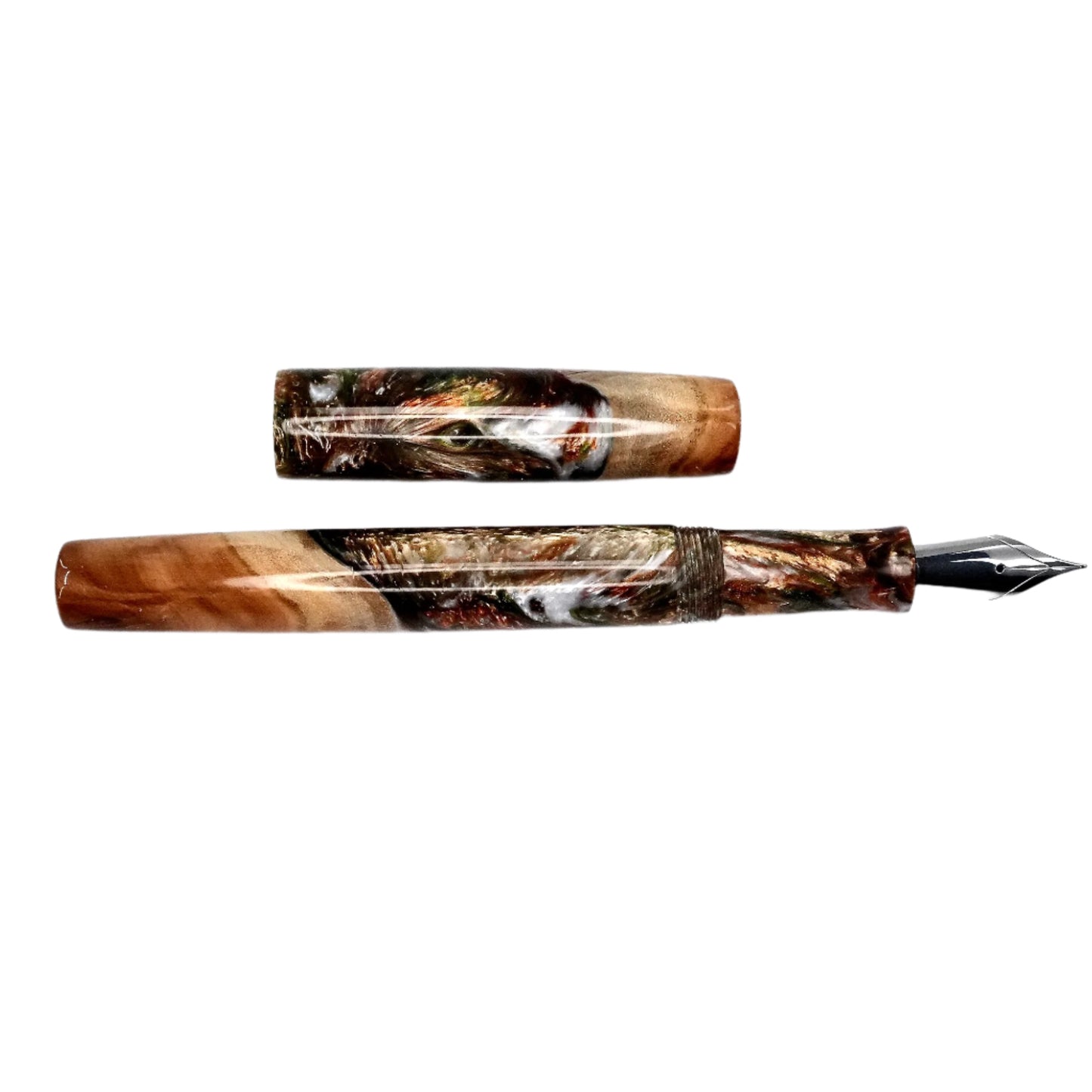 Simon Wood Hybrid Silver Gimlet Burl.Wild Wonders.