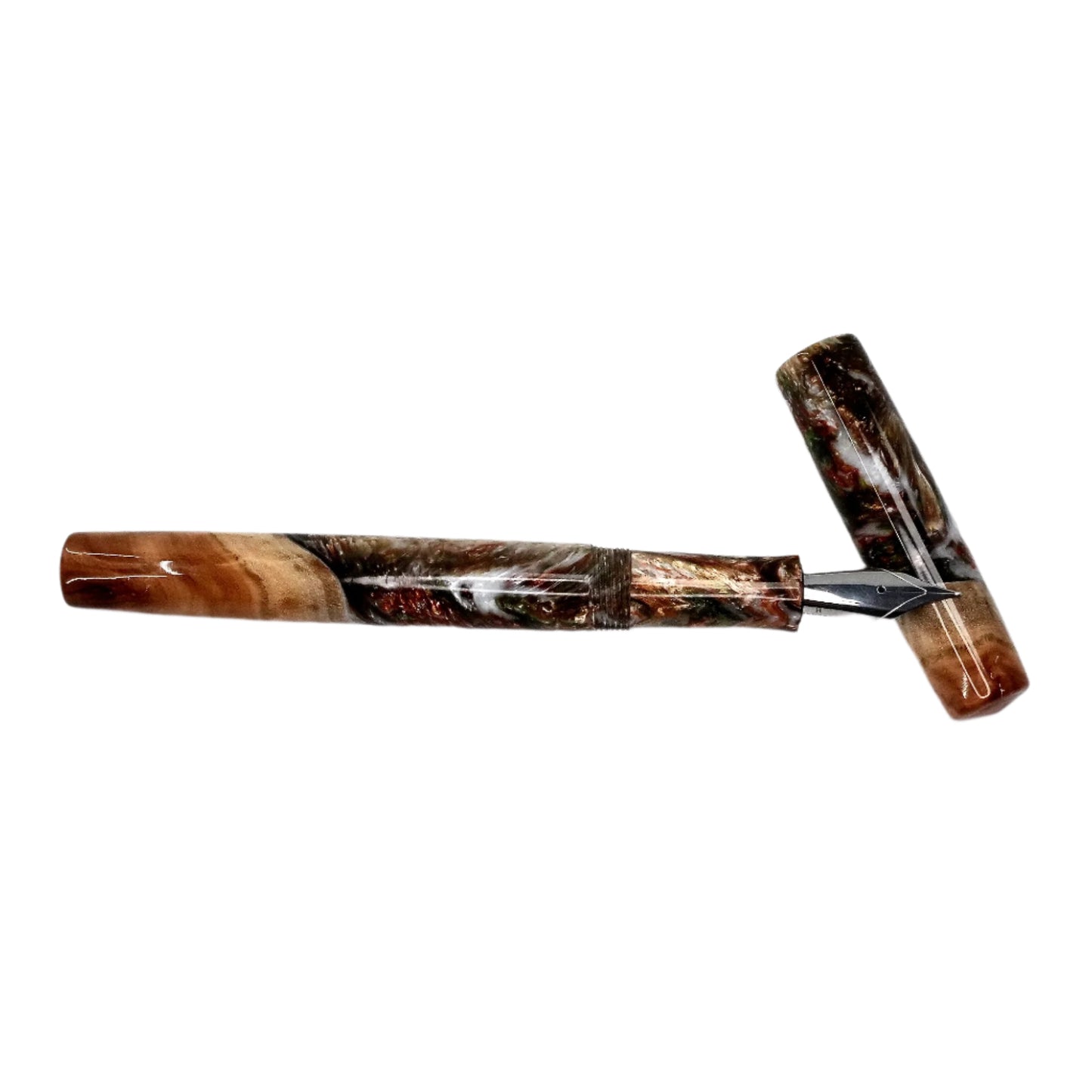 Simon Wood Hybrid Silver Gimlet Burl.Wild Wonders.