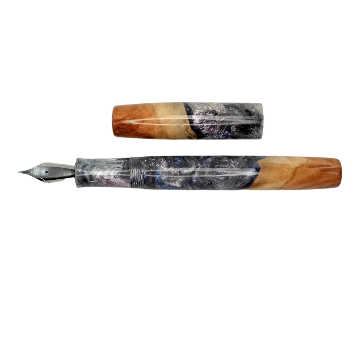 wood Hybrid Blue steel