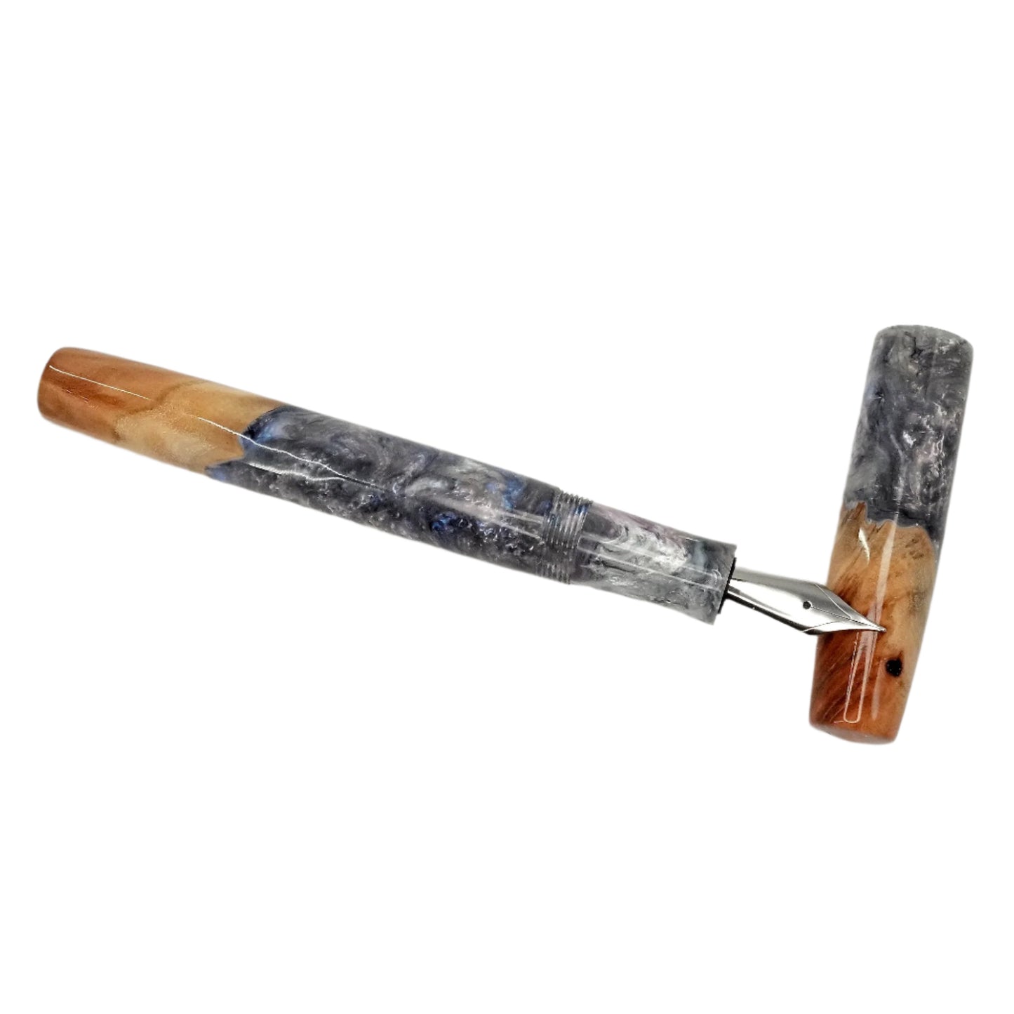 wood Hybrid Blue steel