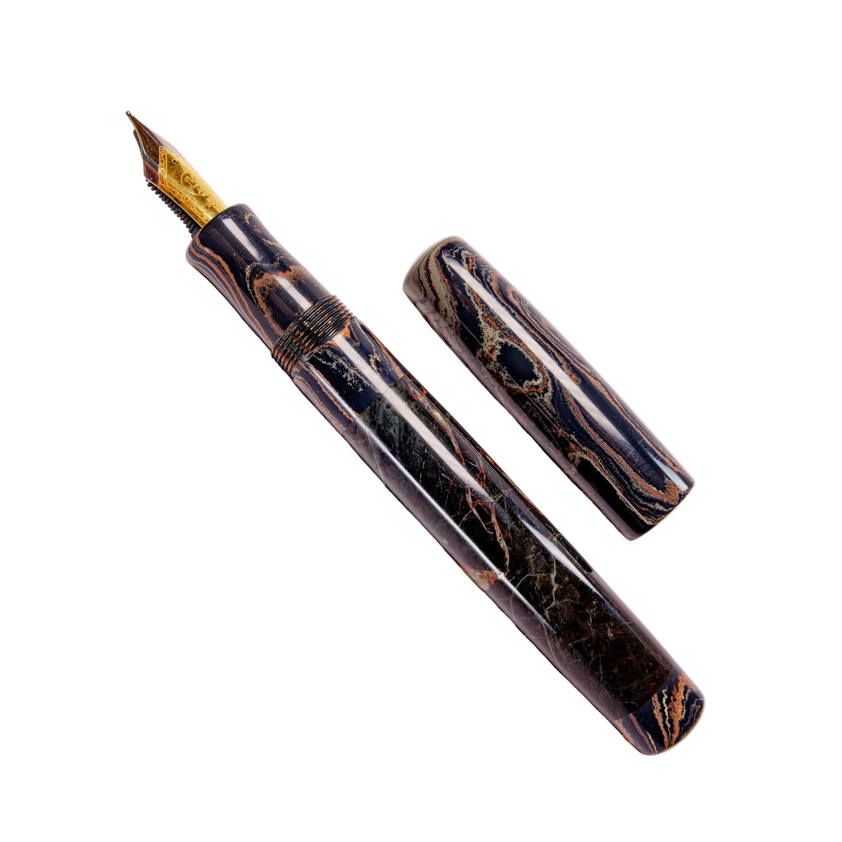 Cornish Serpentine Fountain Pen.