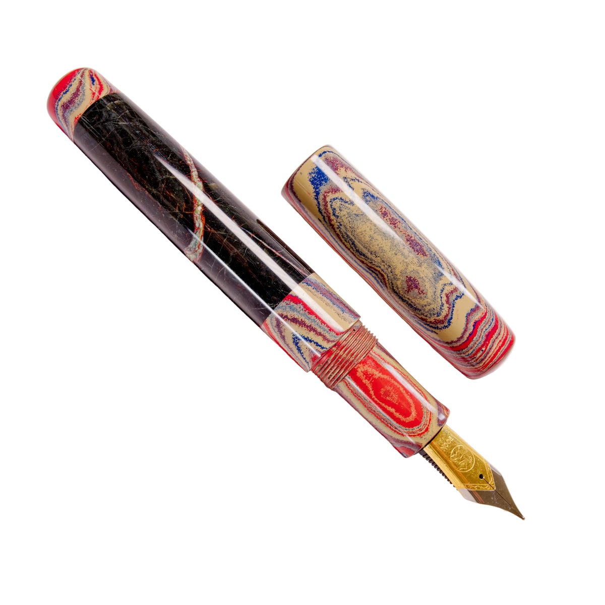 Cornish Serpentine Fountain Pen.