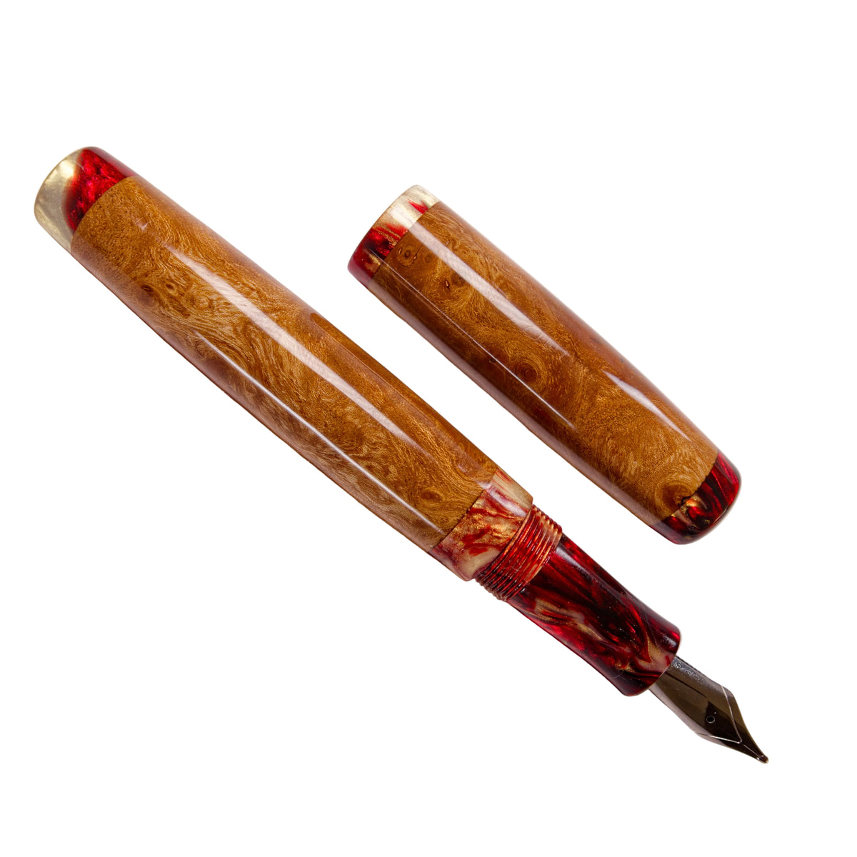 Wood Fountain Pen, English Elm Burr.