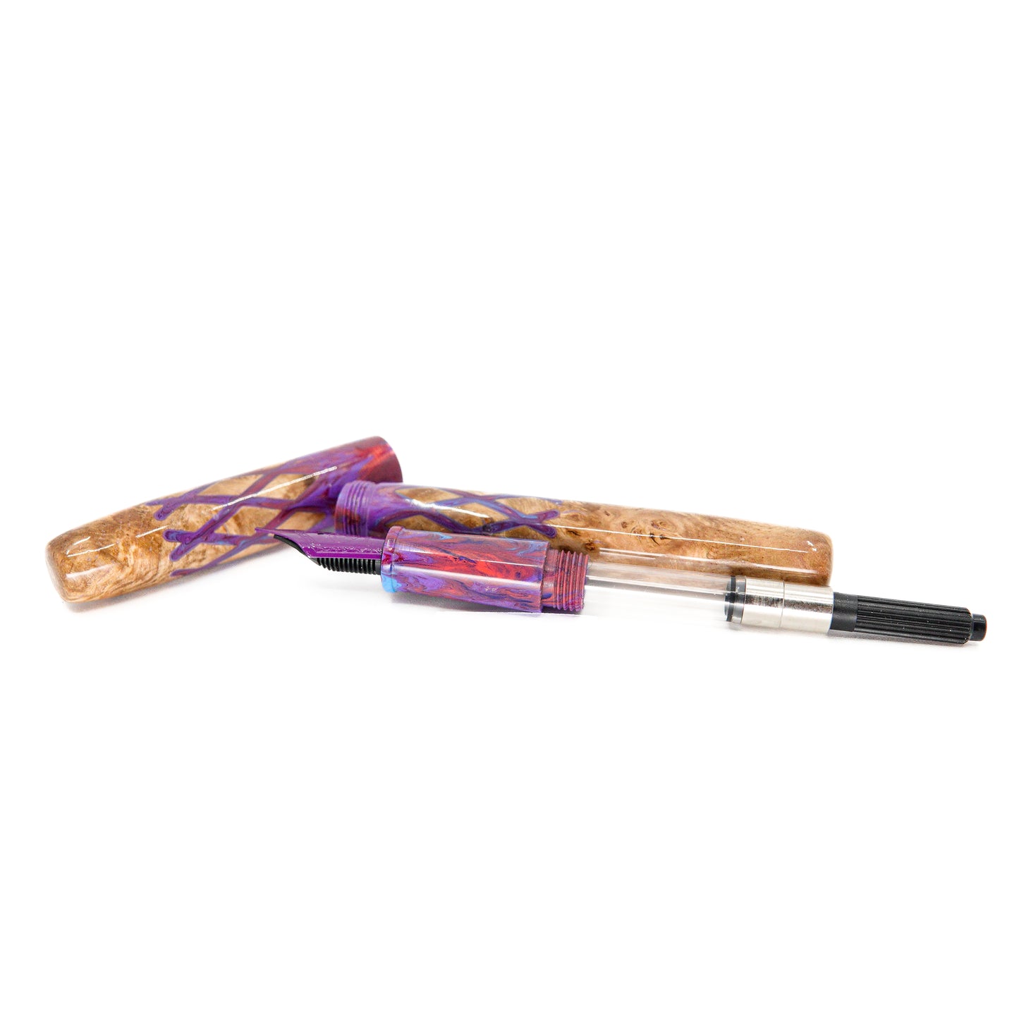 Wood Hybrid Series English Oak Burr - Silverburl Pens
