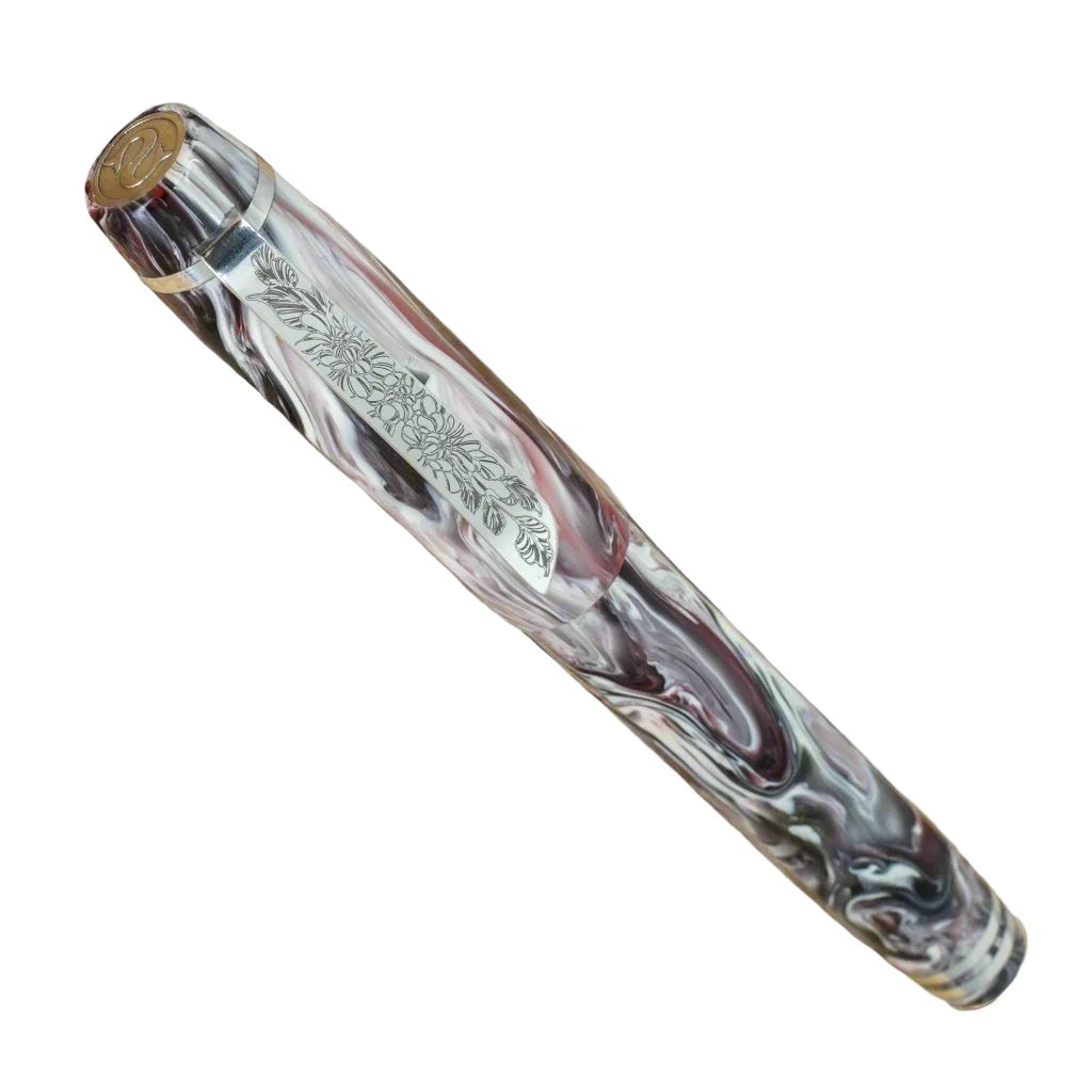 Black Cherry Koi Nonagon Pens