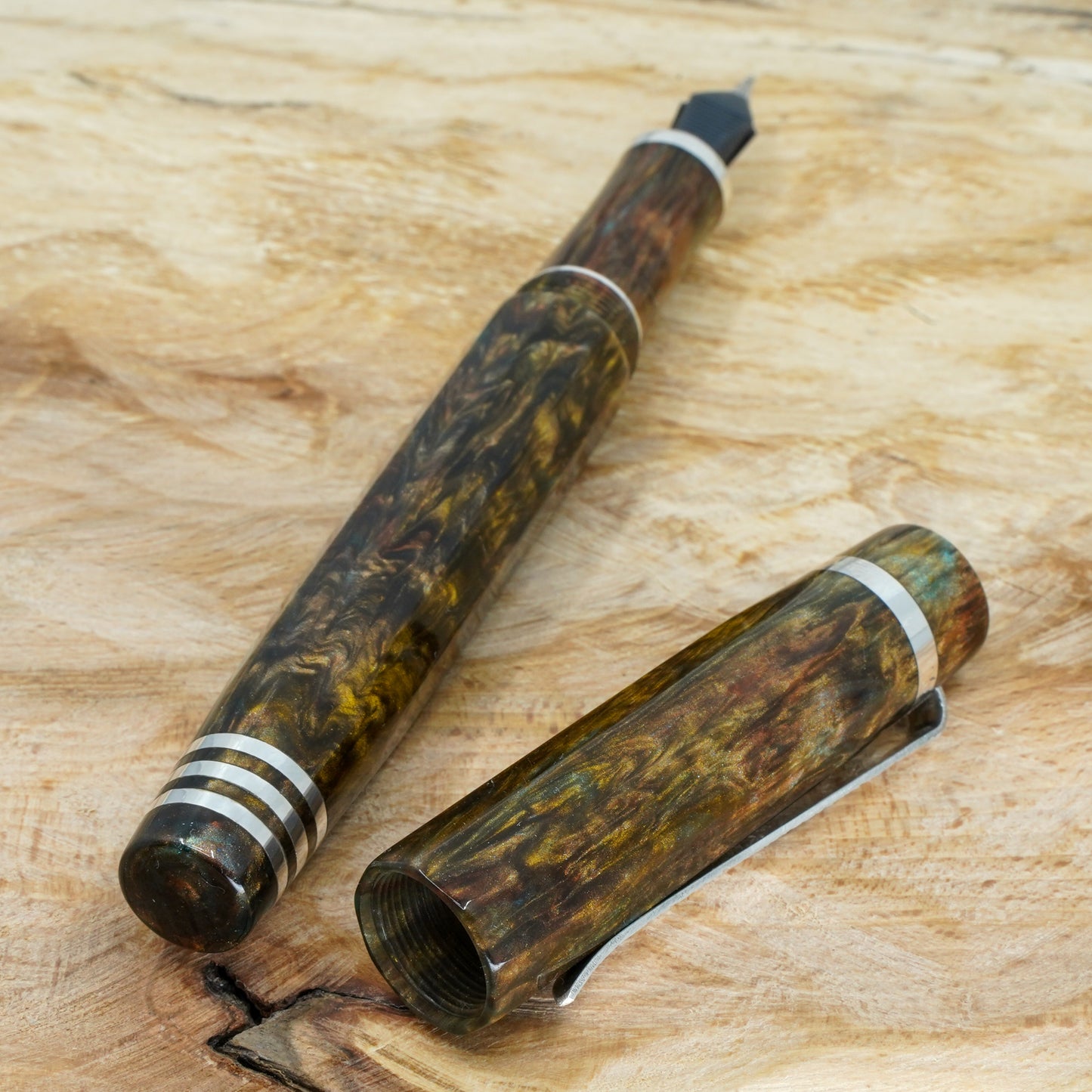Forged Patina Nonagon