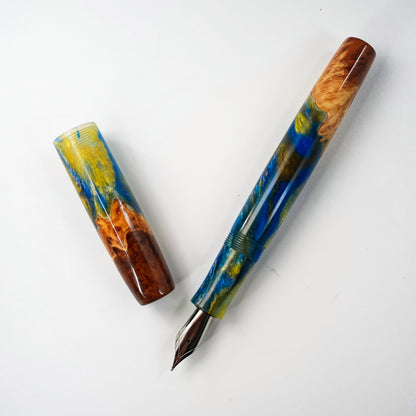 Wood Hybrid Blue Tide
