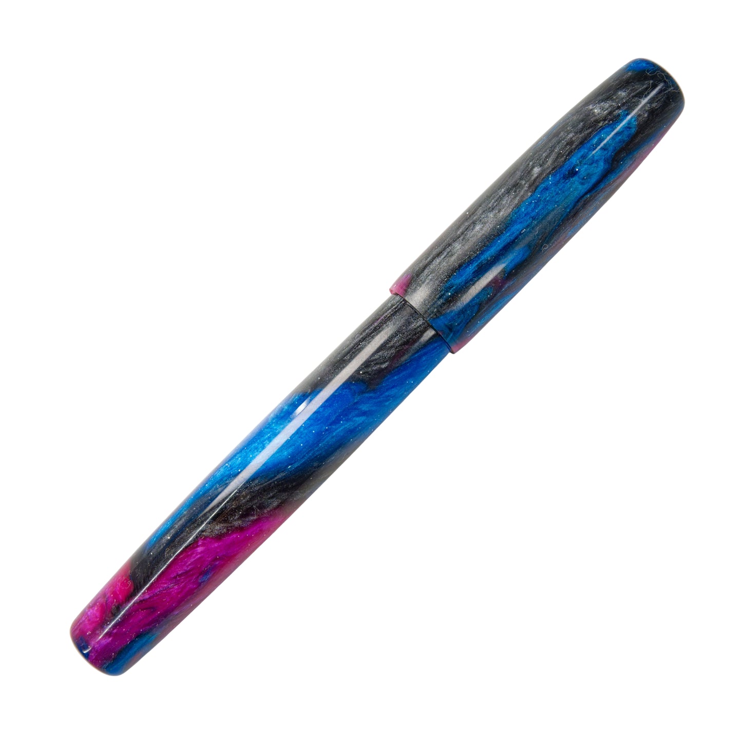 Cobalt and Coral Simply Elegant Fountain Pen