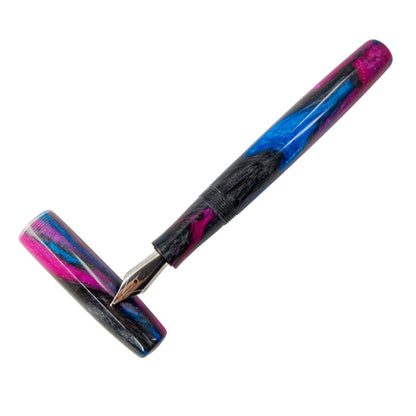 Cobalt and Coral Simply Elegant Fountain Pen