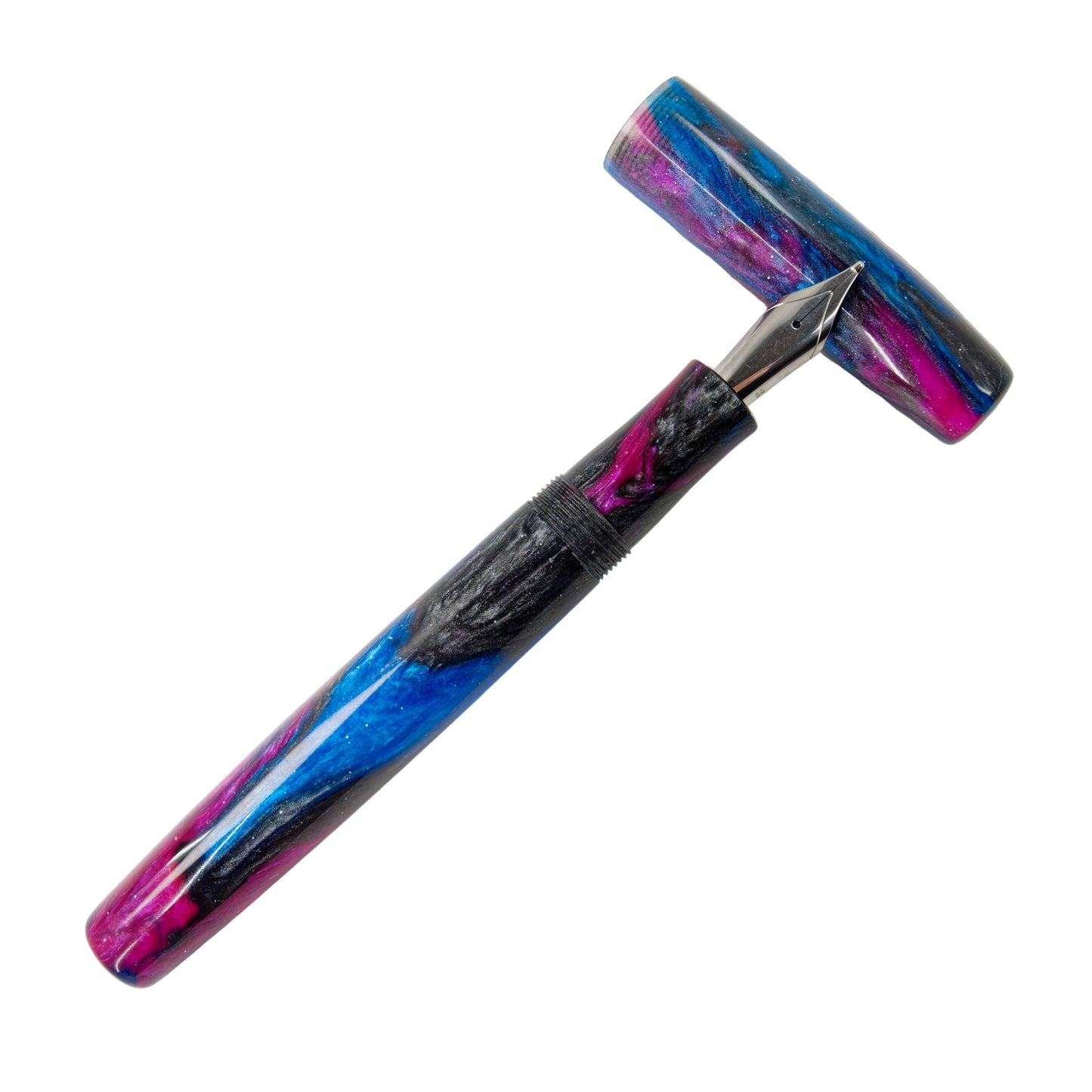 Cobalt and Coral Simply Elegant Fountain Pen