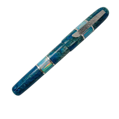 Premium Argentium Silver Fountain Pen, Opal Glory.