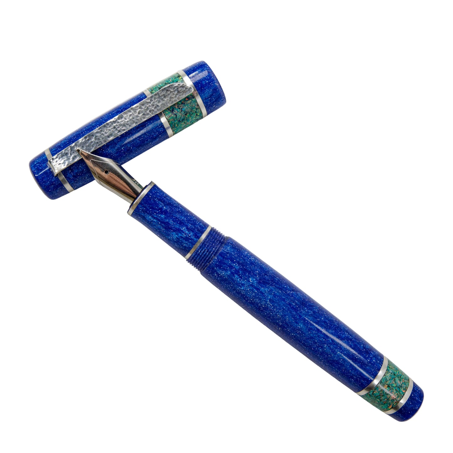 Premium Argentium Silver Fountain Pen, Opel Blitz.