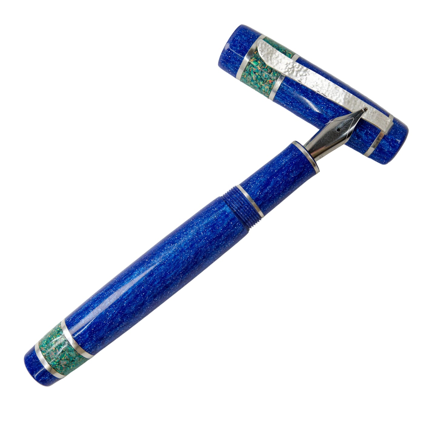 Premium Argentium Silver Fountain Pen, Opel Blitz.