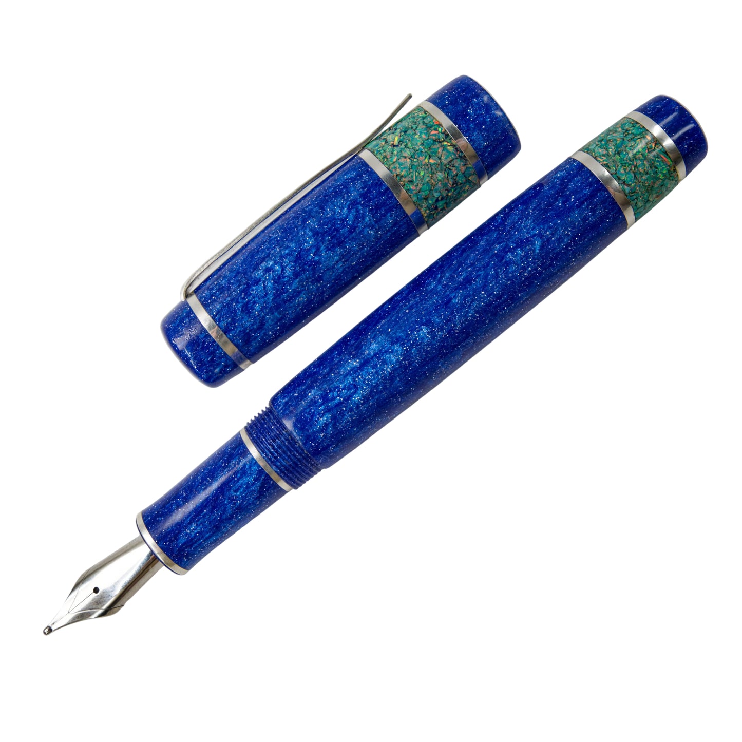 Premium Argentium Silver Fountain Pen, Opel Blitz.