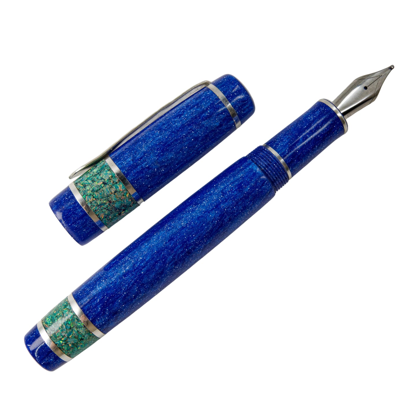 Premium Argentium Silver Fountain Pen, Opel Blitz.