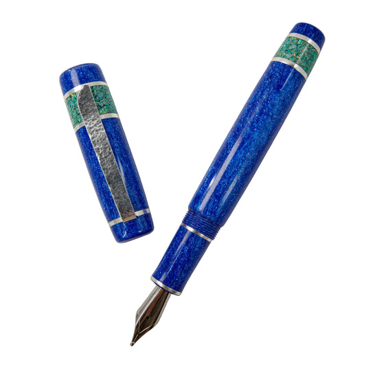 Premium Argentium Silver Fountain Pen, Opel Blitz.