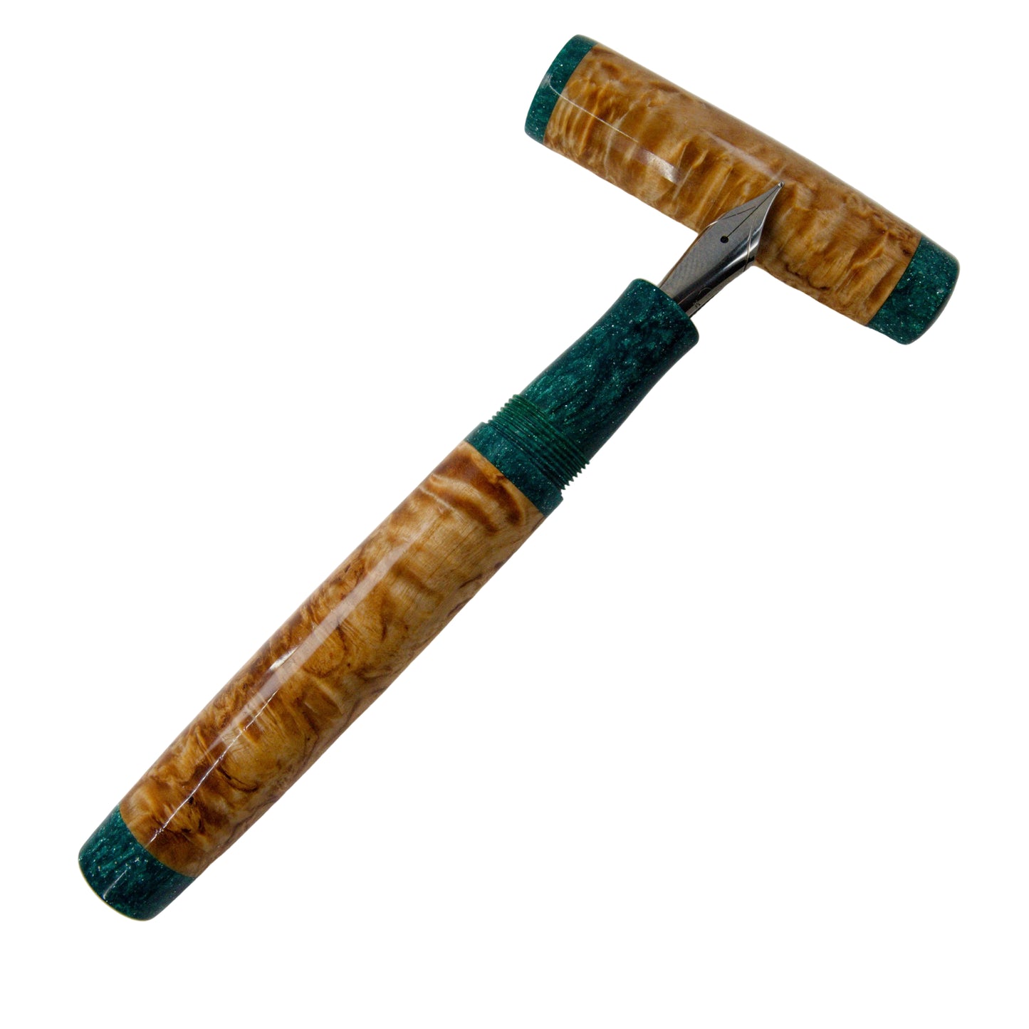 Wood series Curly Karelian Birch Fountain pen