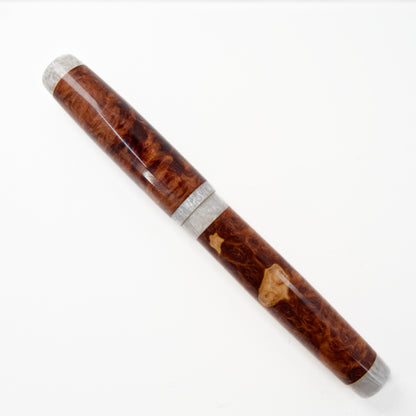 Wood Series Brown Mallee Burl Fountain Pen.