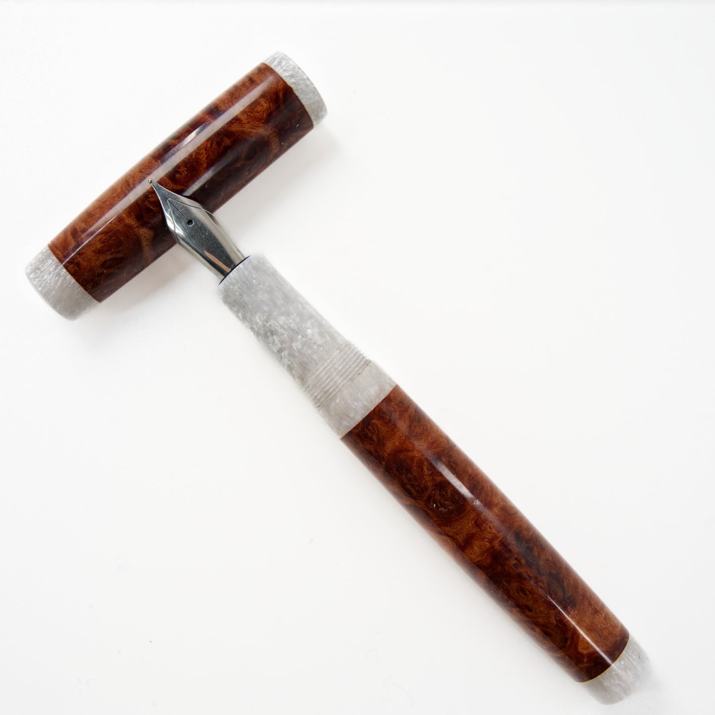 Wood Series Brown Mallee Burl Fountain Pen.