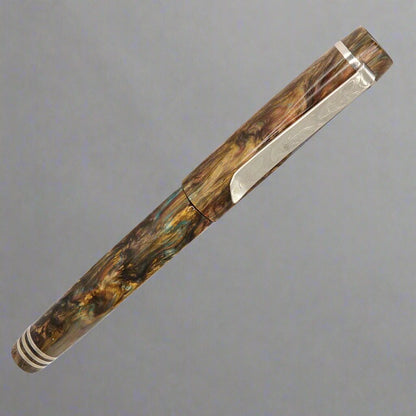 Hexagon Pens Forged Patina