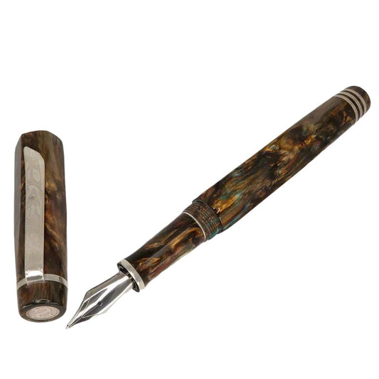 Hexagon Pens Forged Patina