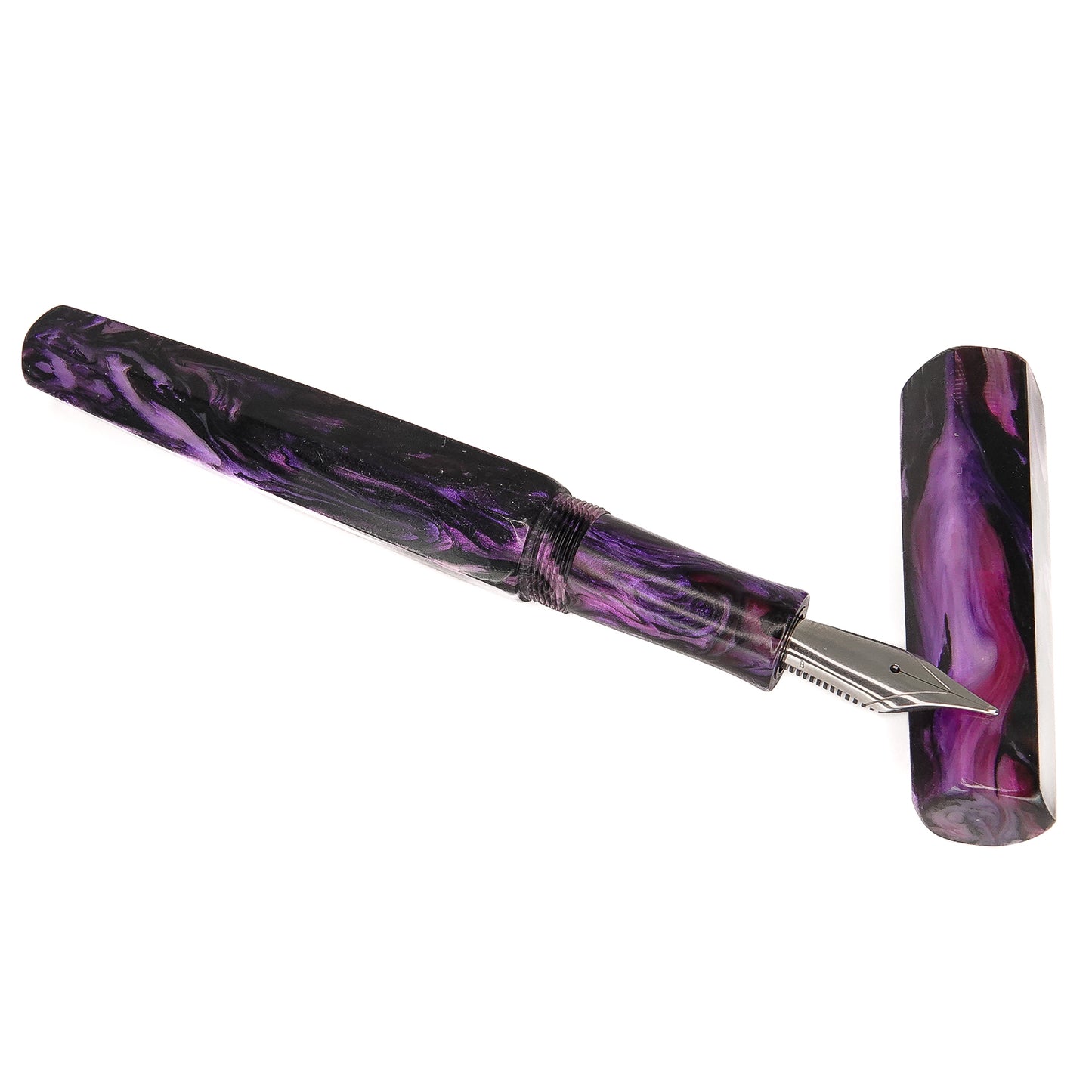 Hexigon Pens Dusky Orchid Abalone