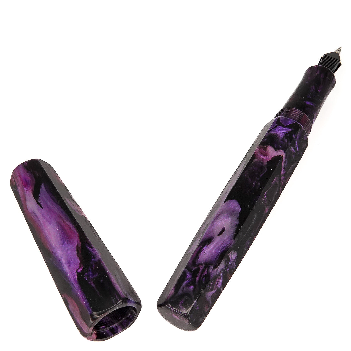 Hexigon Pens Dusky Orchid Abalone