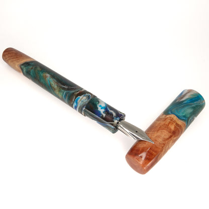 Custom order for Simon.Red Mallee Burl 15mm stepless