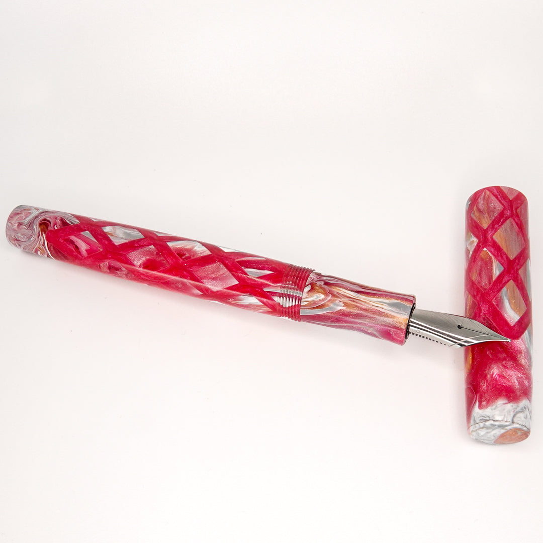 Inca Rose Harlequin stepless 14