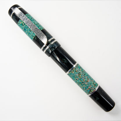 Premium Argentium Silver, Fountain Pen Opal Blitz 2