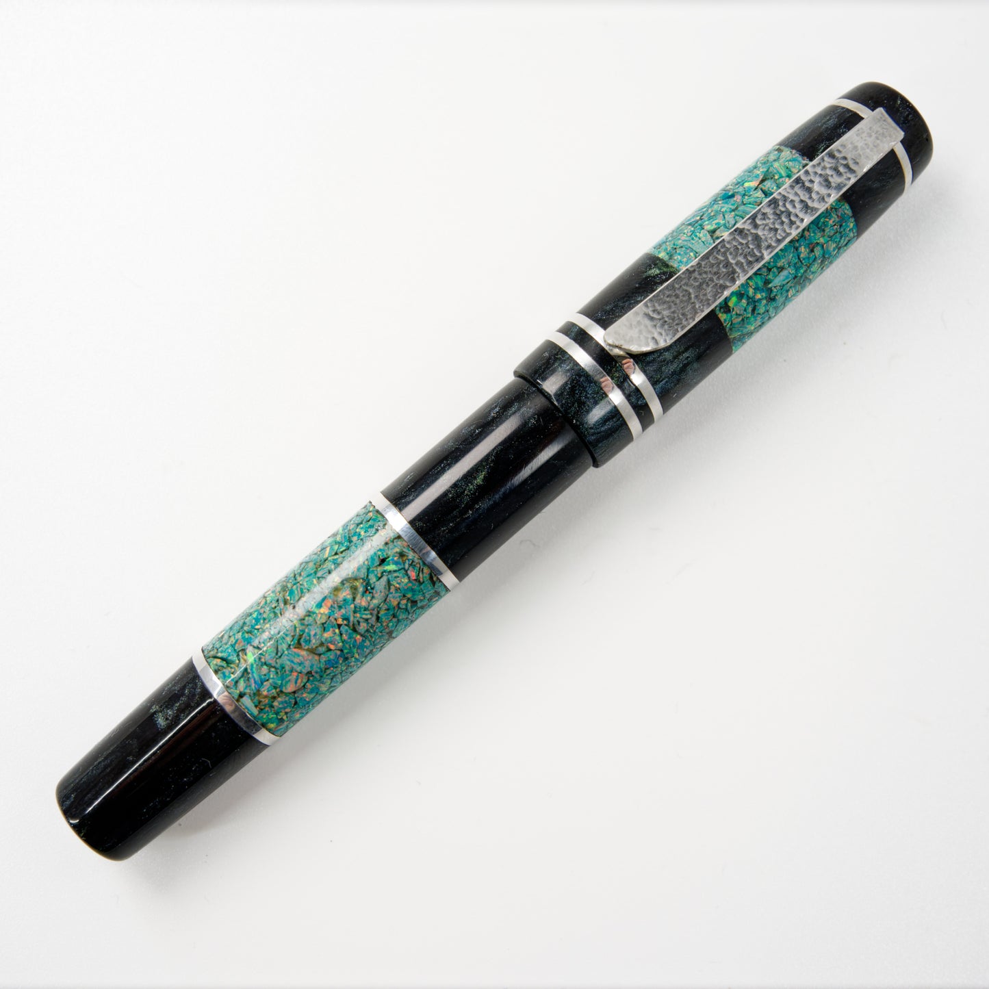 Premium Argentium Silver, Fountain Pen Opal Blitz 2