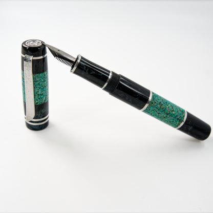 Premium Argentium Silver, Fountain Pen Opal Blitz 2